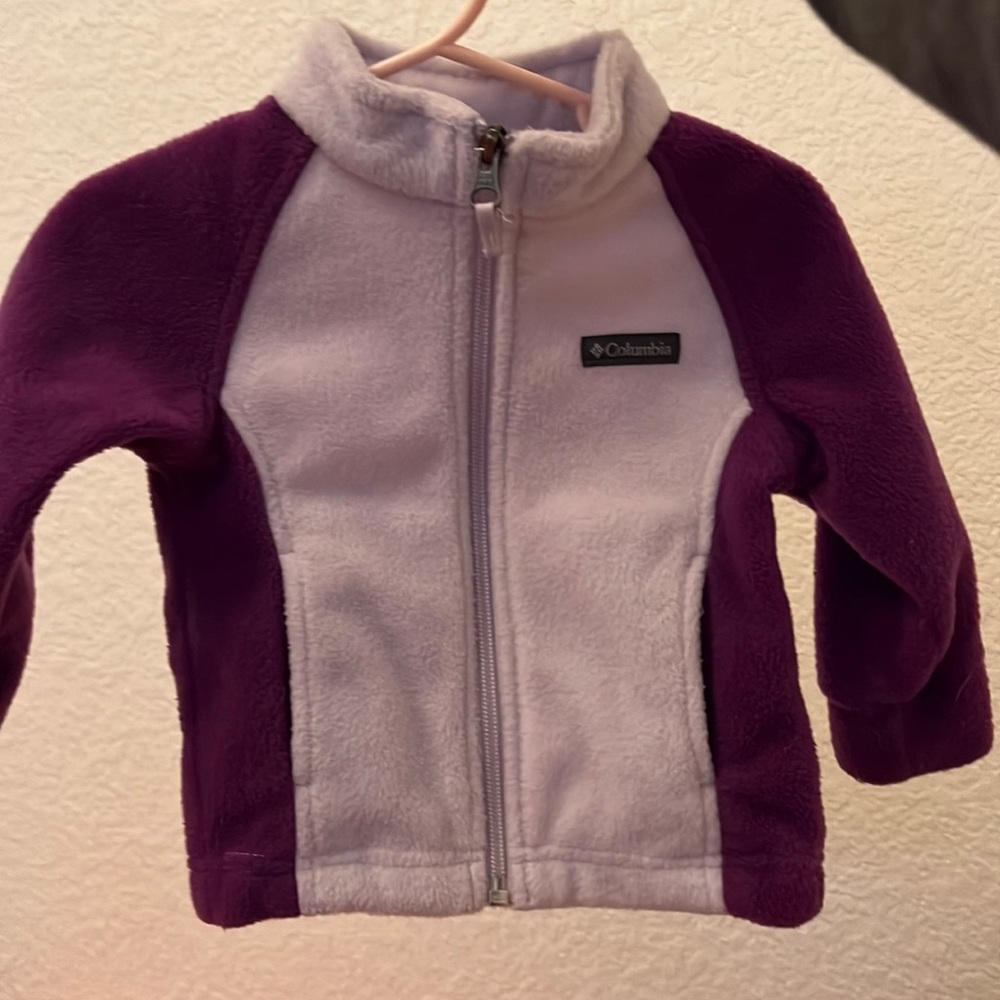 infant Columbia zip up jacket